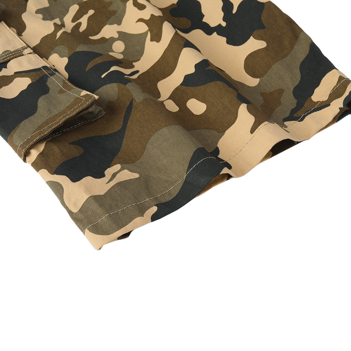 YFFUSHI Mens Outdoor Casual Sports Camo Cargo Shorts