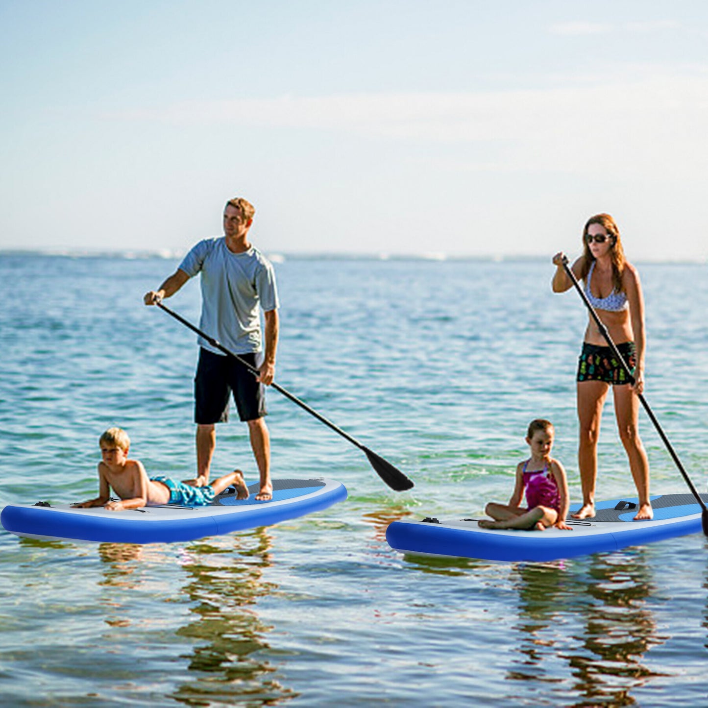Stand up gonflable Planche de surf -320 x 76 x 15cm portable Ensemble de planches SUP gonflables