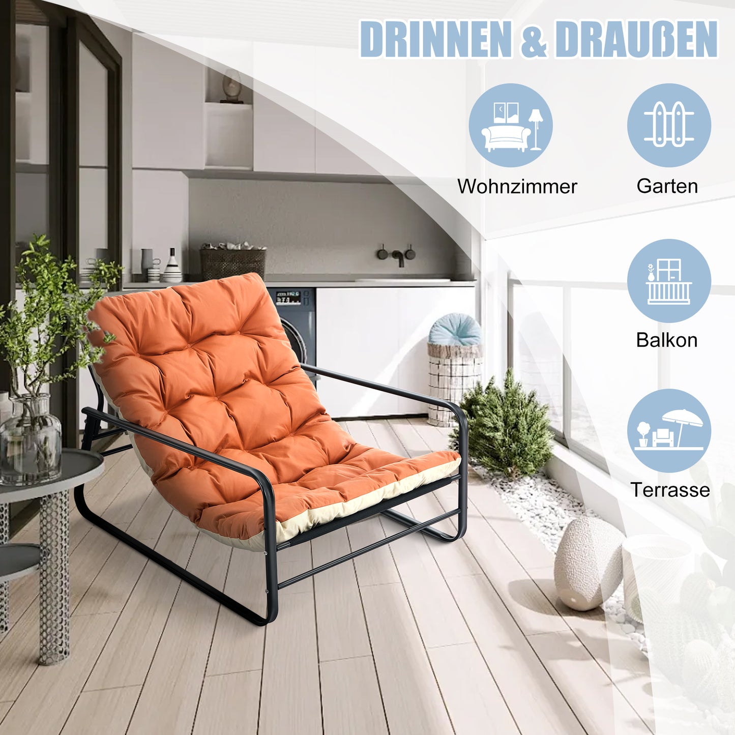 Sessel Loungesessel Liegestuhl