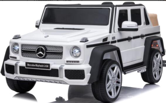 ORYXEARTH Carrinho elétrico Mercedes-Maybach G650 para crianças - Branco - 12V