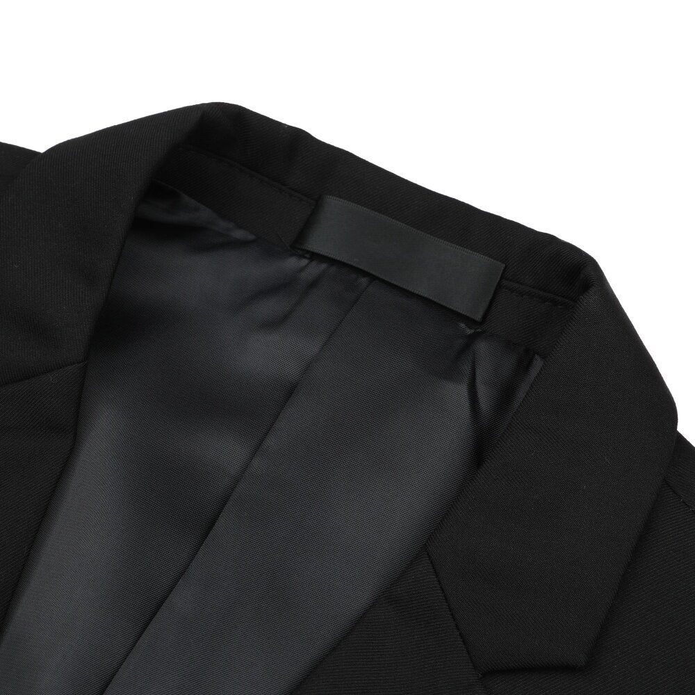 YOUTHUP Mens Slim Fit Blazer 2 Button Classic Business Wedding Suit Jacket and Bowtie