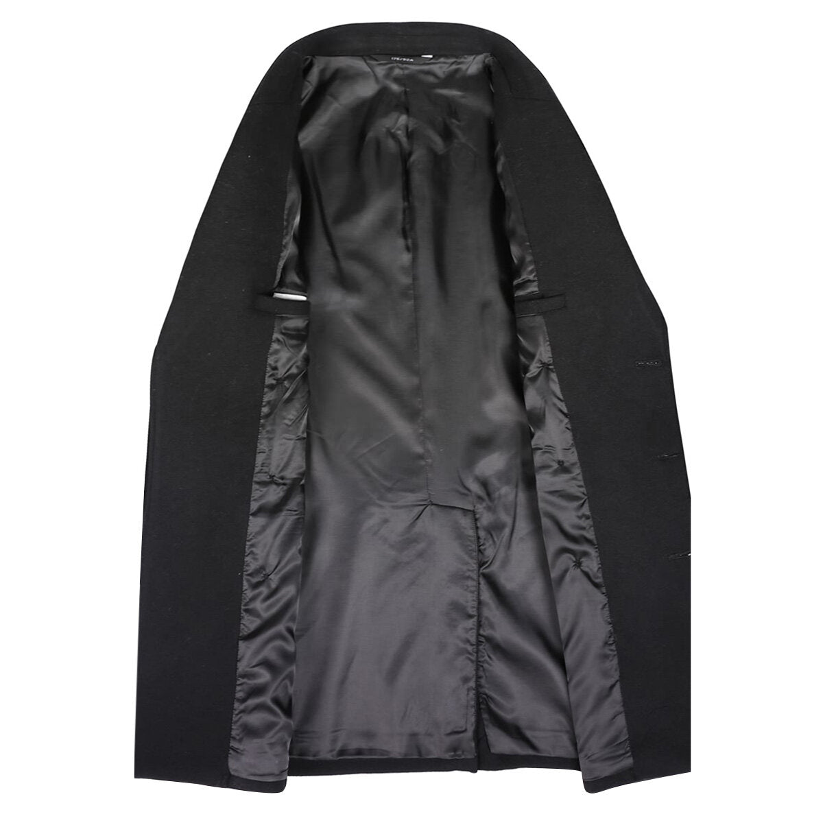 Youthup Mens Classic Trench Coat Double Breasted Wool Overcoat