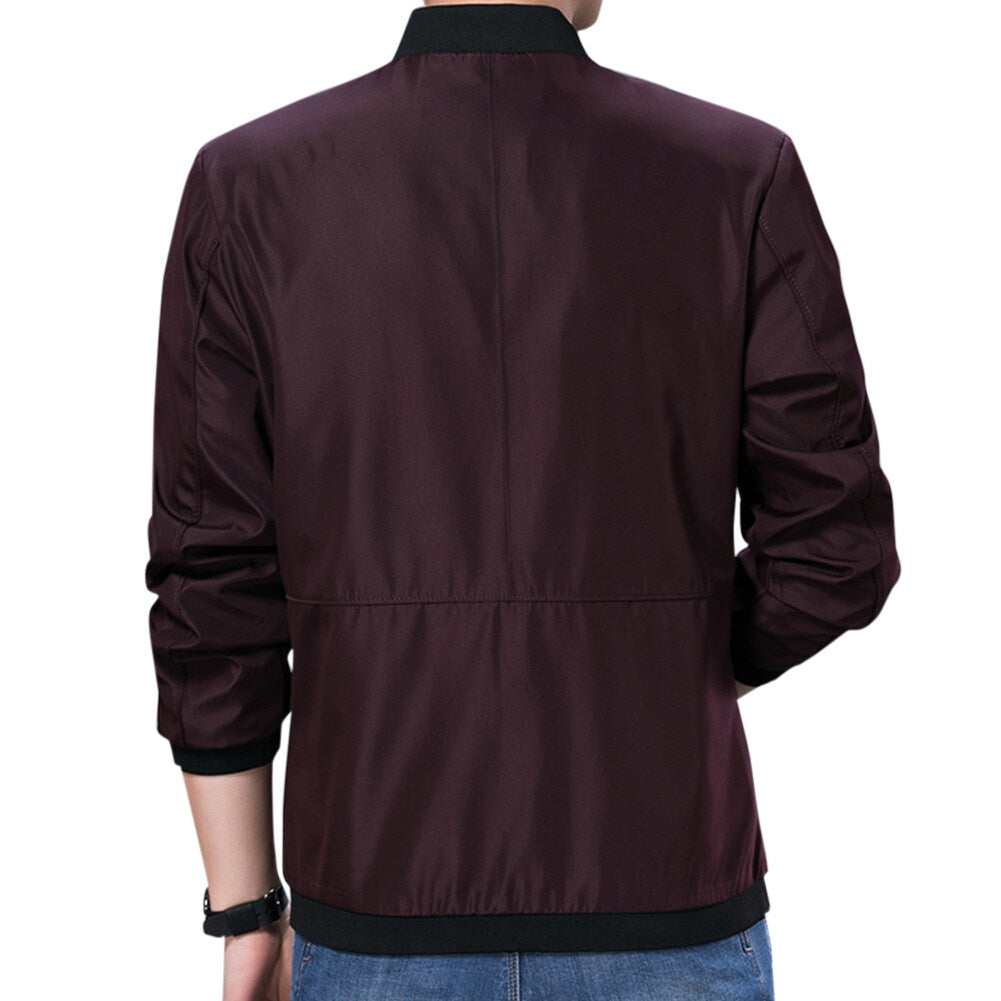 Youthup Mens Lightweight Casual Jacket for Middle Aged Dads