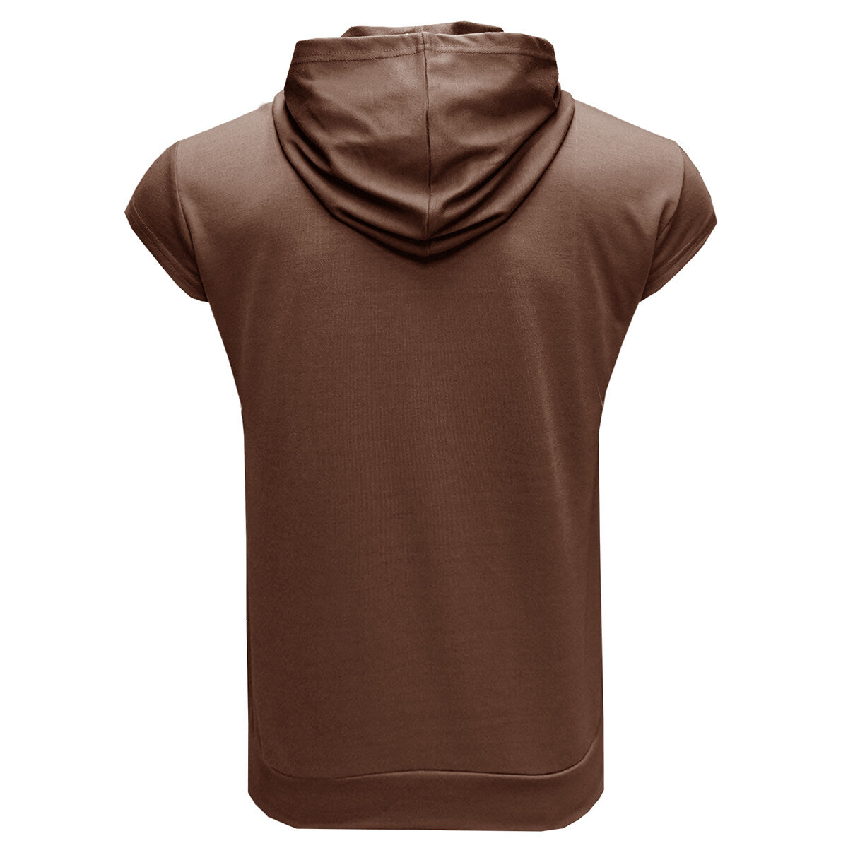 Youthup Mens Slim Fit Hooded Short Sleeve Pullover T-shirt