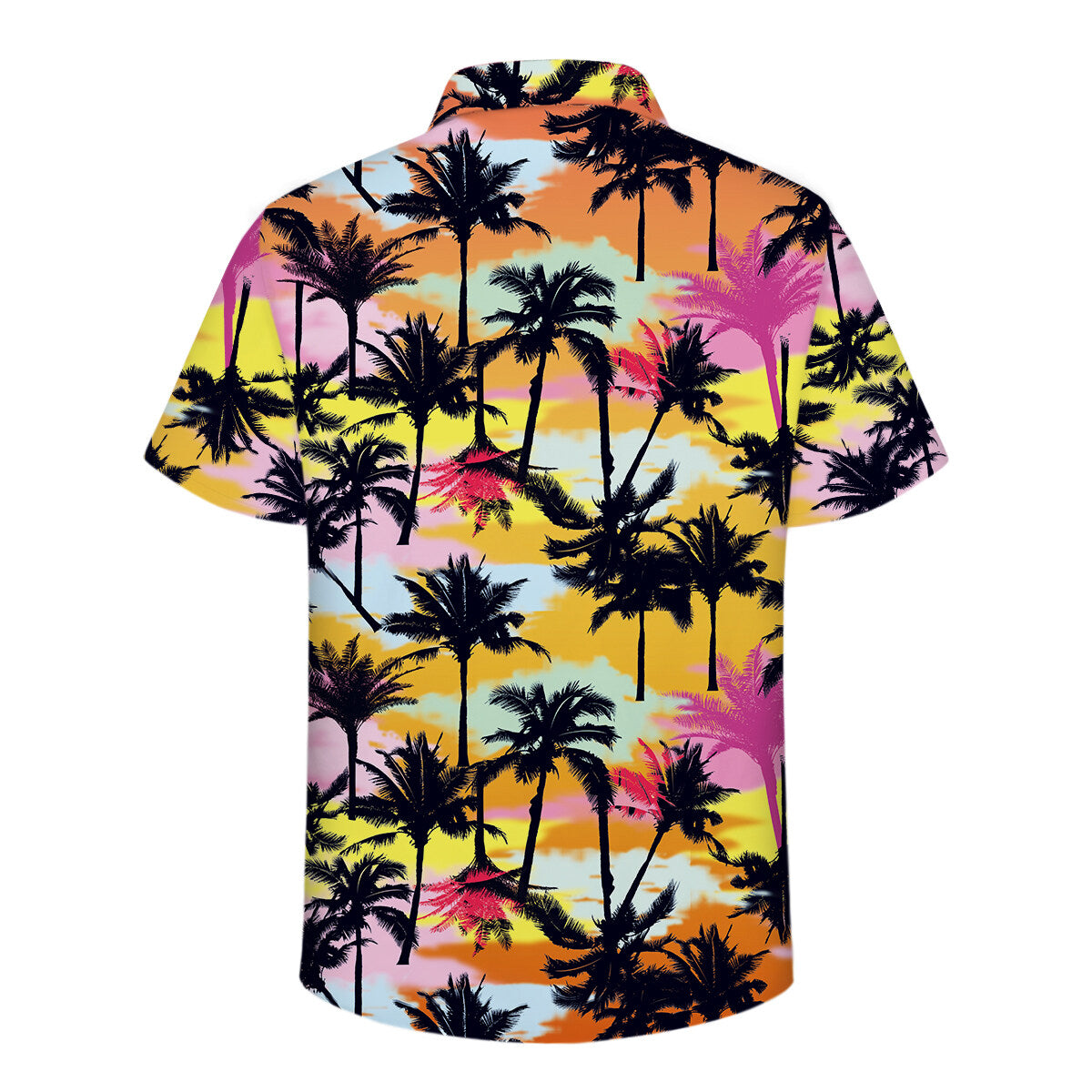 Youthup Men Coconut Print Holiday Travel Short Sleeve T-Shirt