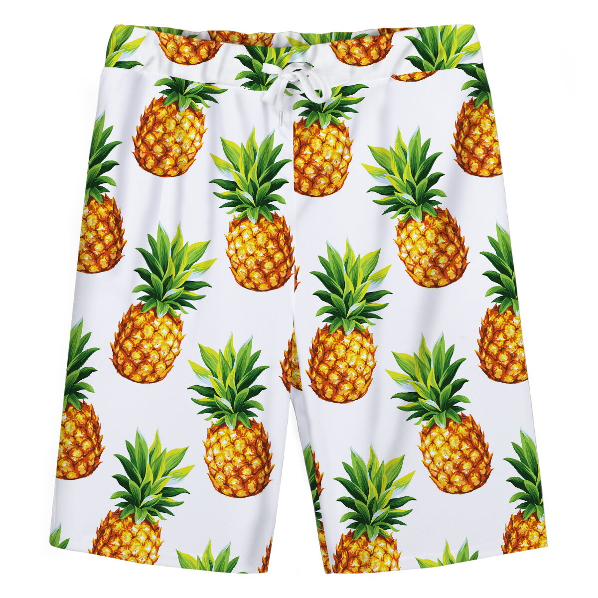 YOUTHUP Mens Summer 2 Piece Casual Pineapple Beach Outfit Set