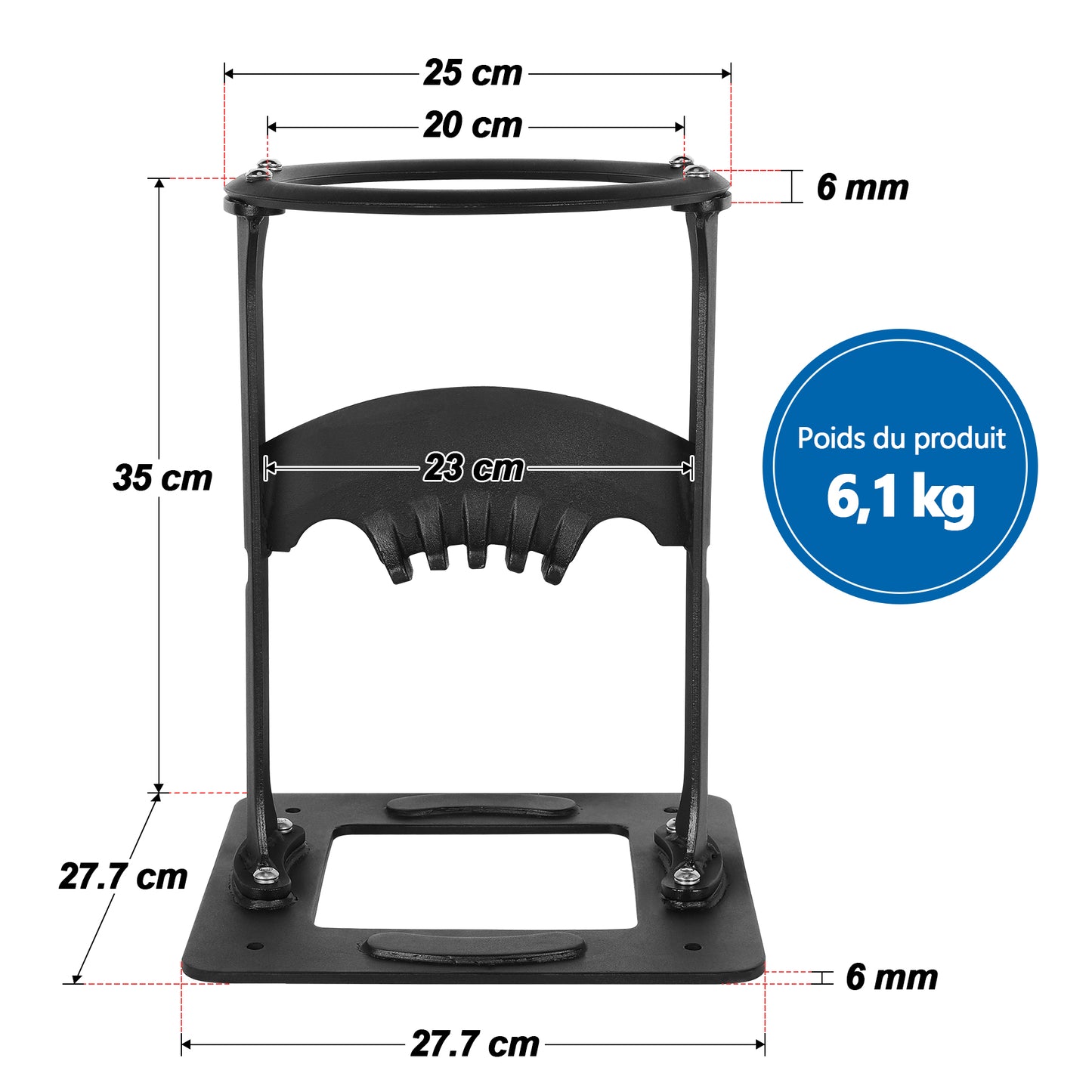 Fendeuse de bûches Fendeuse de bois manuelle de chauffage portable Déchiqueteuse à bois sûre