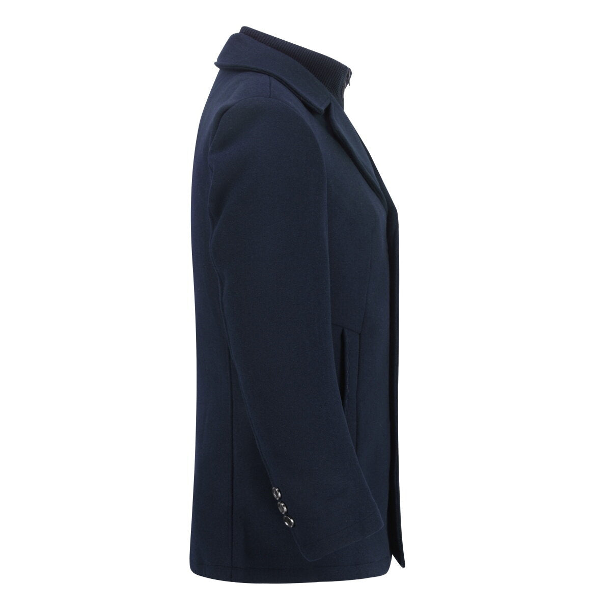 YFFUSHI Mens Wool Coat with Removable Gilet Slim Fit Winter Casual Outwear