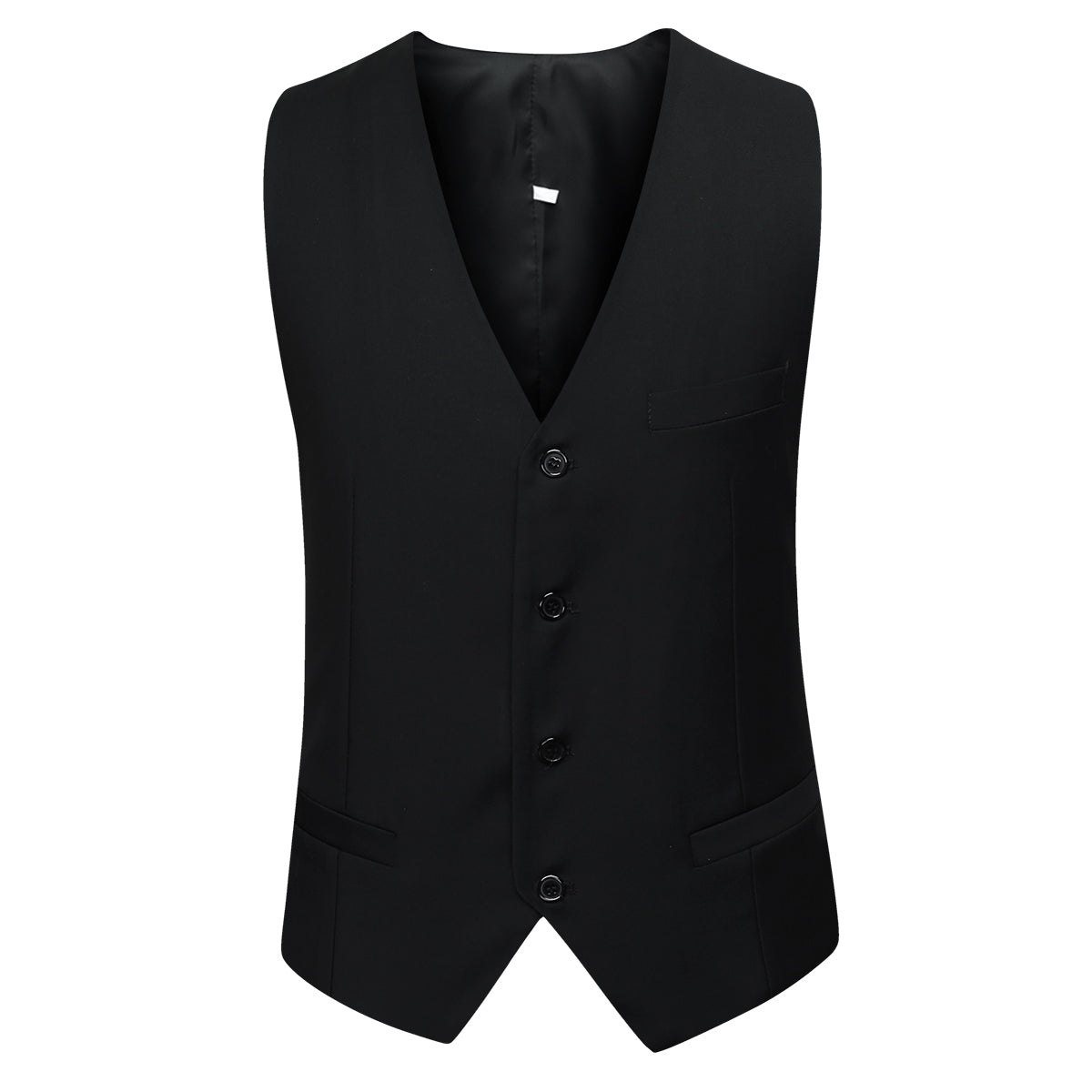 Cloudstyle Men's 3-Piece 2 Buttons Slim Fit Solid Color Jacket Smart Wedding Formal Suit