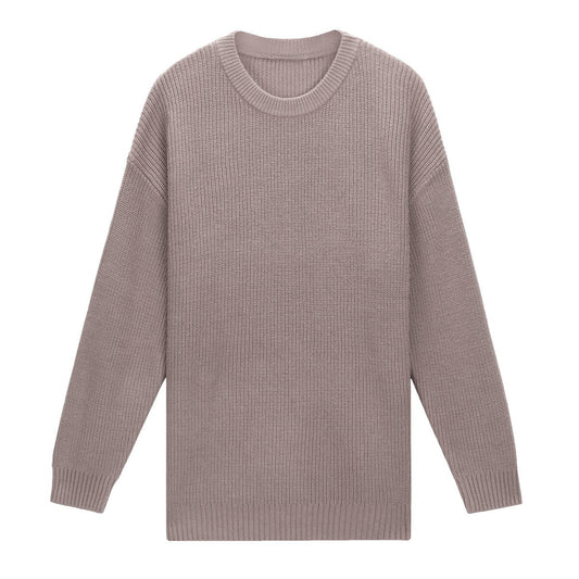 YFFUSHI Mens Casual Knitted Sweatshirt Classic Slim Fit Chunky Pullover Jumper Tops