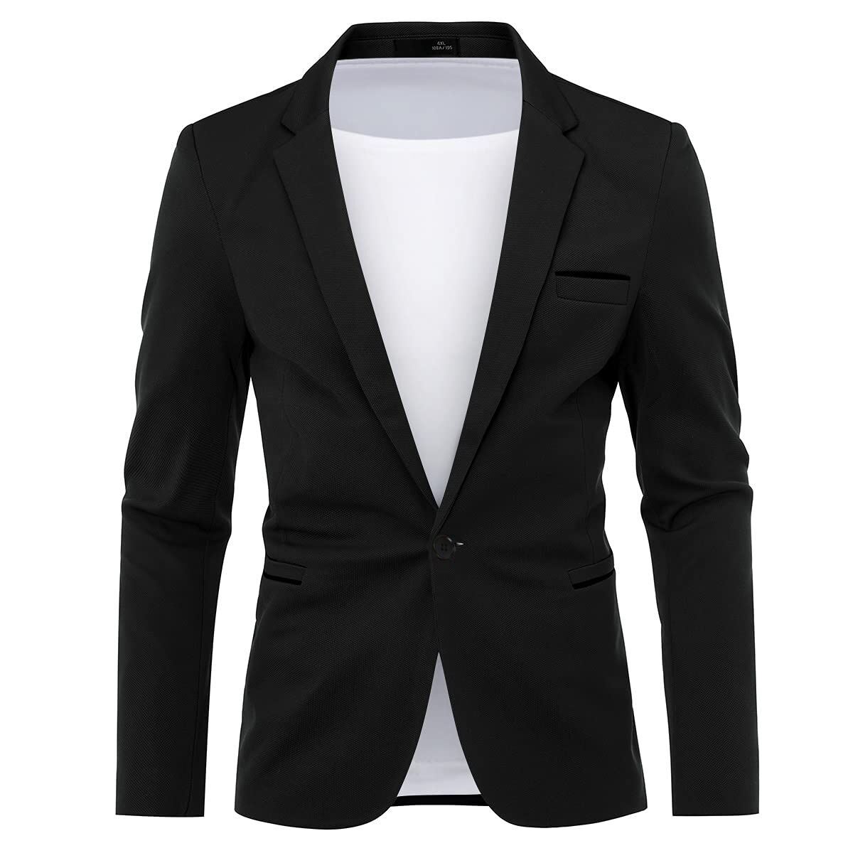 Cloudstyle Men's Suit Jacket One Button Slim Fit Sport Coat Business Daily Blazer