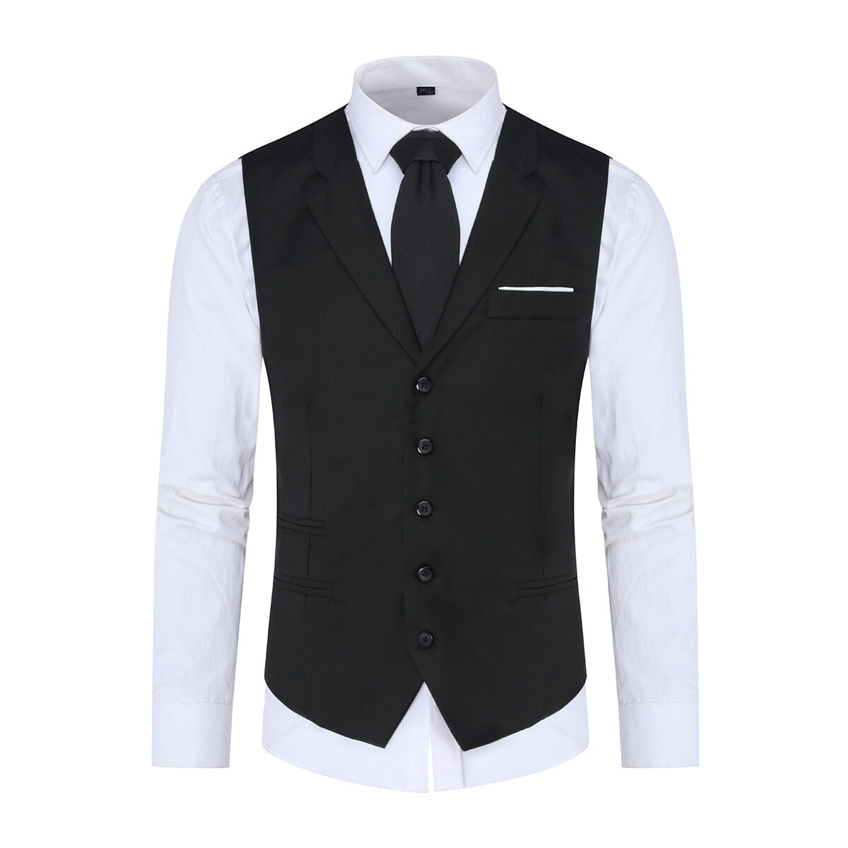 YFFUSHI Mens Business Slim Fit Notched Lapel Suit Vest