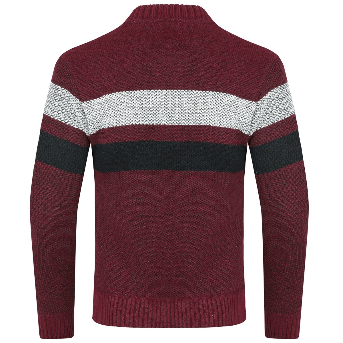 YOUTHUP Mens Casual Slim Full Zip Knitted Cardigan Sweaters