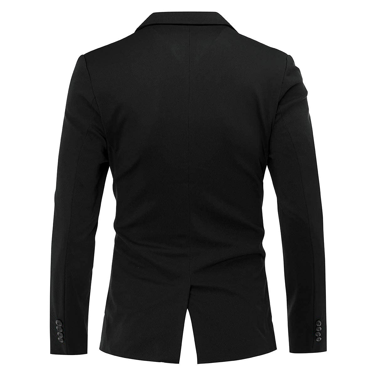 Cloudstyle Men's Suit Jacket One Button Slim Fit  Business Daily Black Blazer