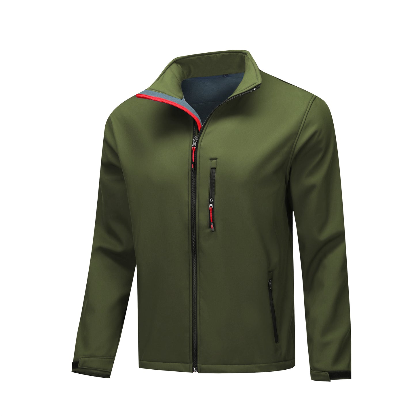 YOUTHUP Mens Lapel Zipper Waterproof Jacket