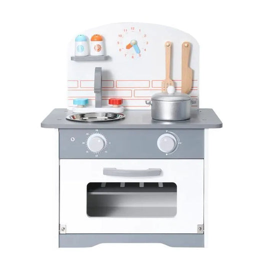 Conjunto de cozinha de canto infantil de brinquedo de madeira HOMEMIYN