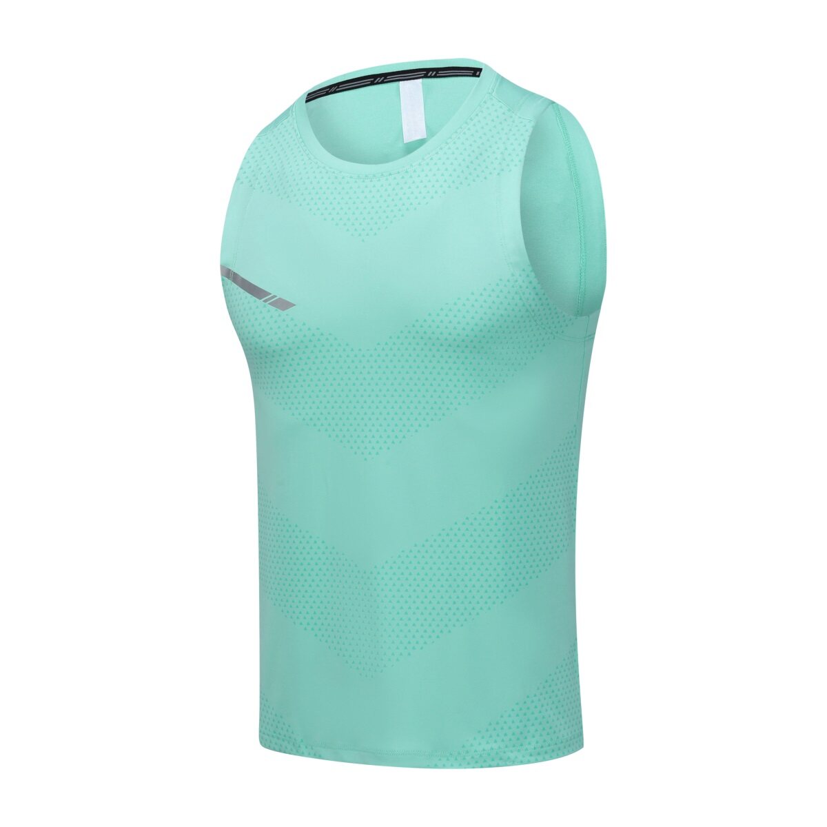 YFFUSHI Mens Sports Shirt Reflective Quick Dry Breathable Gym Workout Tank Top