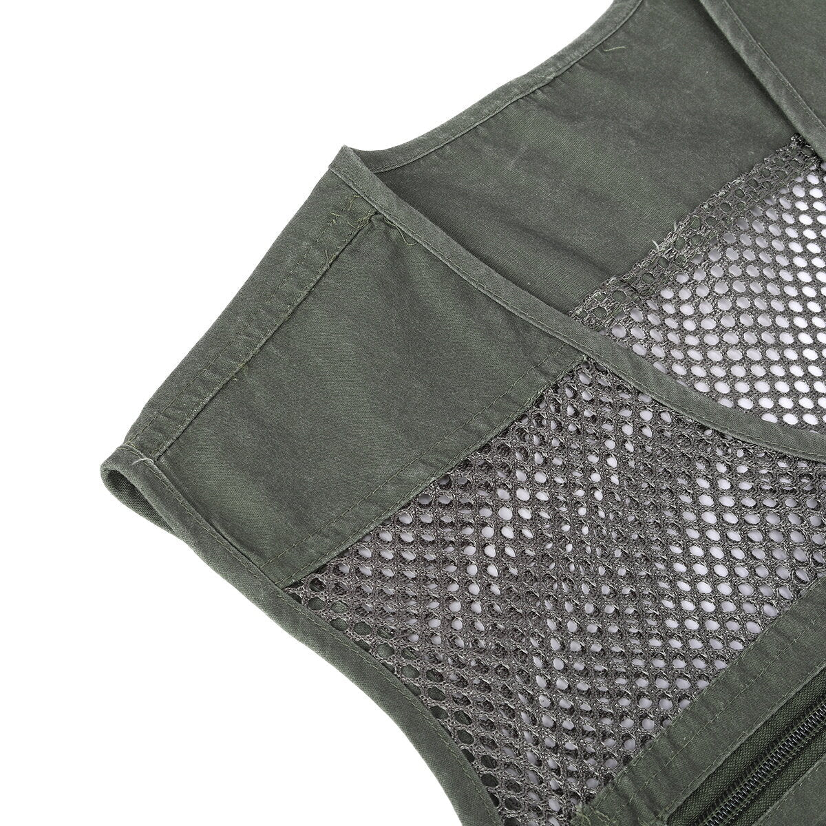 YFFUSHI Mens Outdoor Multi Pocket Breathable Hiking Hunting Fishing Vest