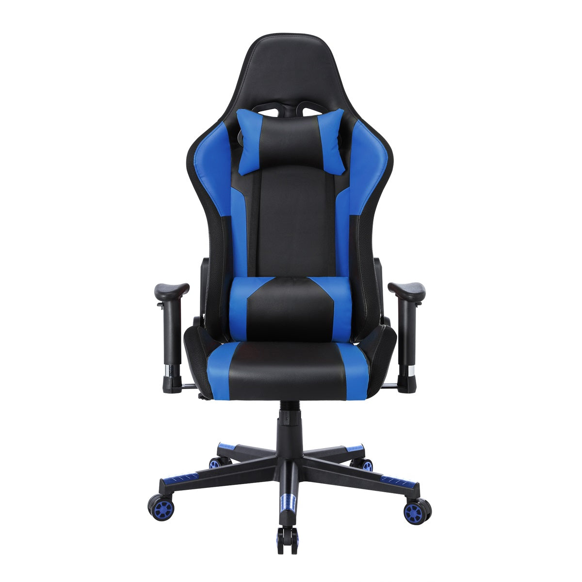 Cadeira de jogo com luzes LED RGB e alto-falantes Cadeira de gaming Cadeira de escritório estilo racing Cadeira PC de couro PU