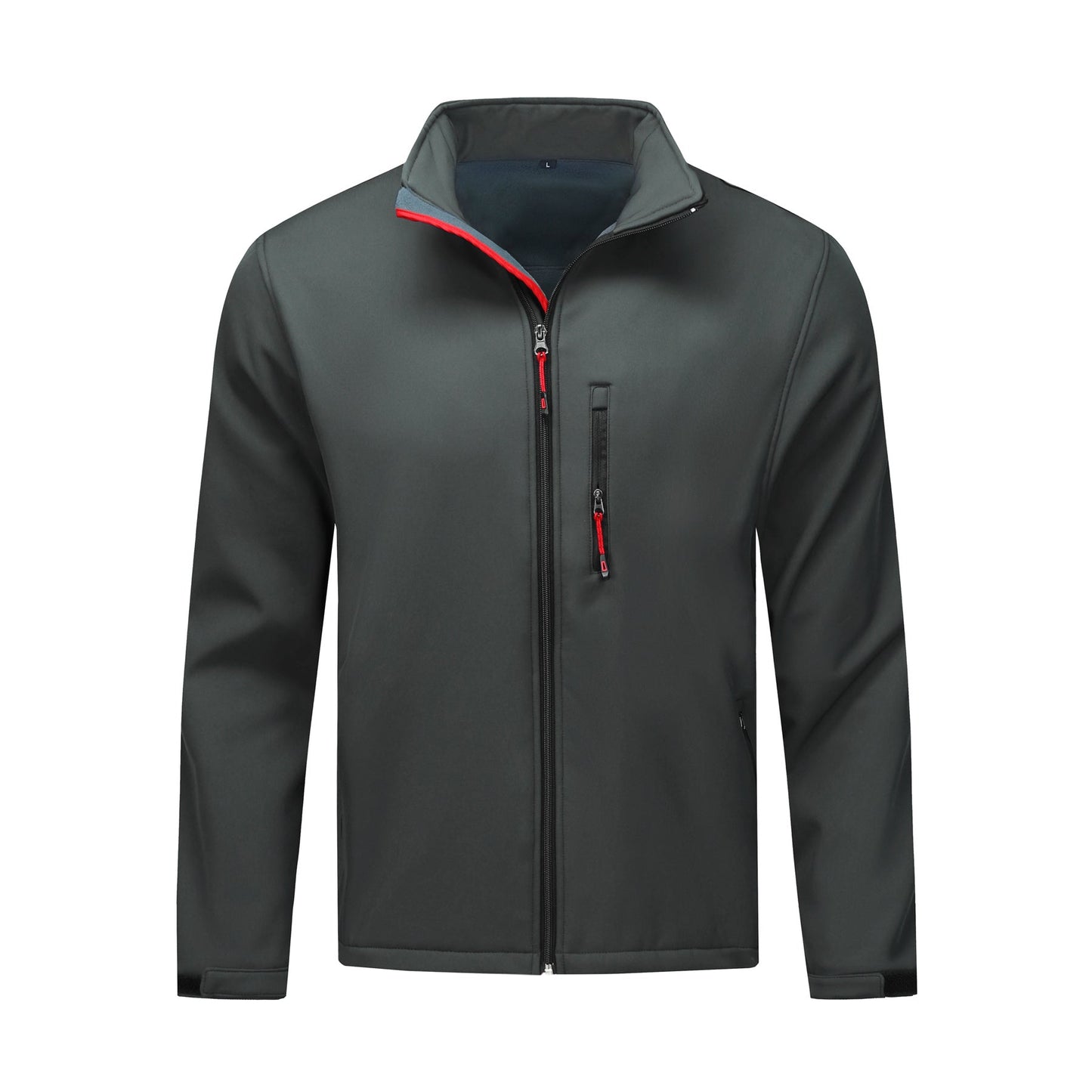 YFFUSHI Mens Lapel Zipper Waterproof Jacket