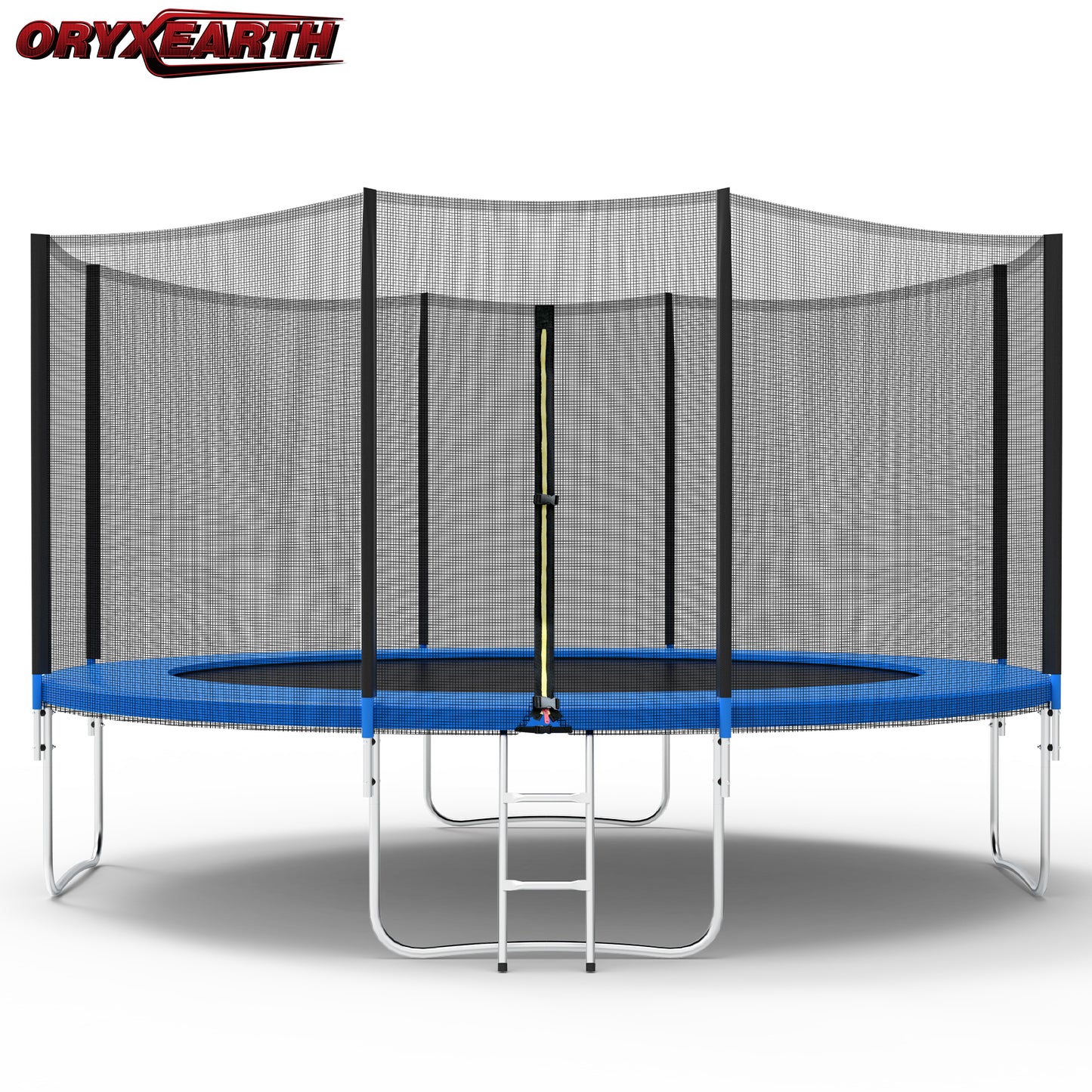 Trampolim Ø 427cm trampolim de jardim com rede de segurança combinação de escada trampolim resistente a UV à prova d'água ao ar livre para crianças