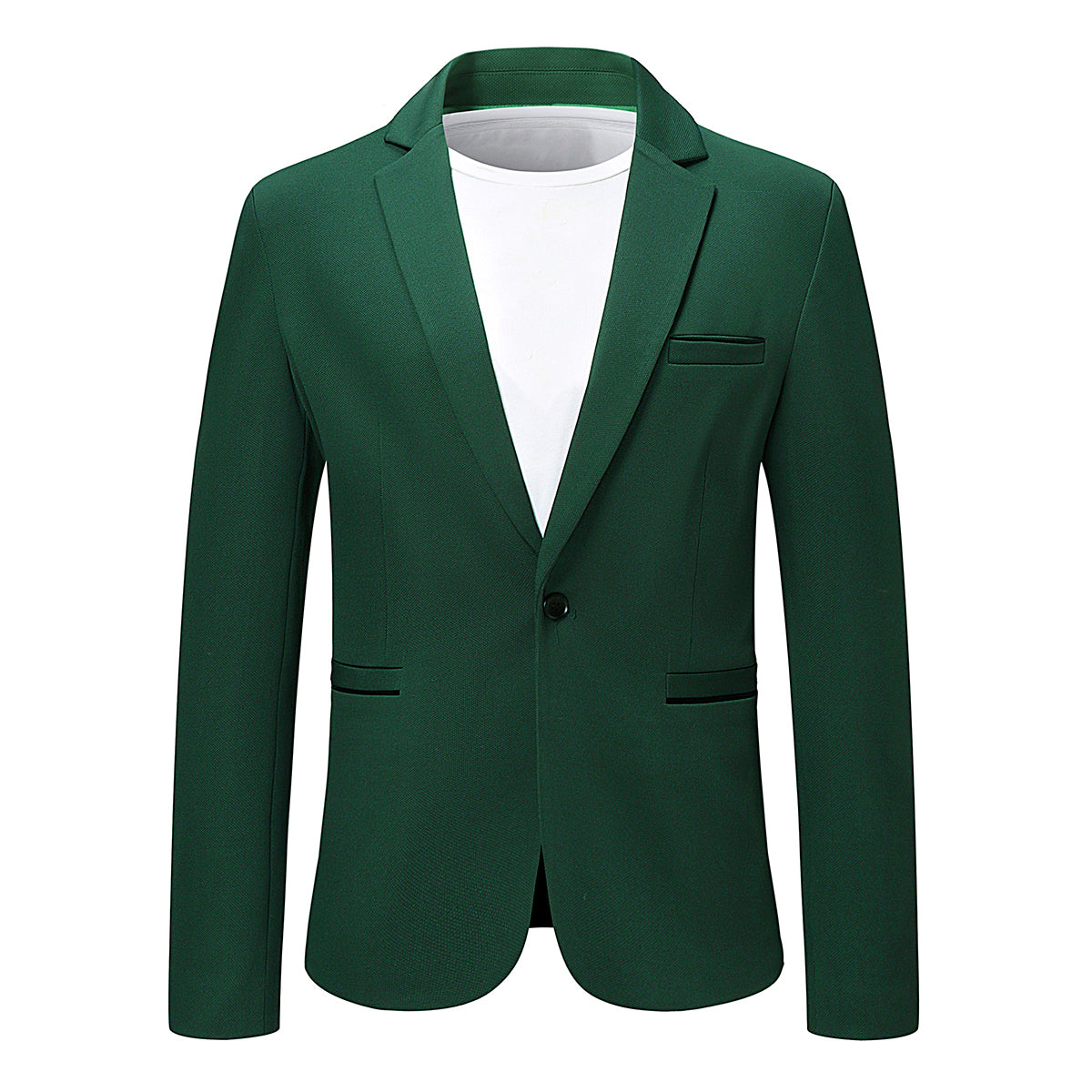 Cloudstyle Men's Suit Jacket One Button Slim Fit Sport Coat Business Daily Blazer