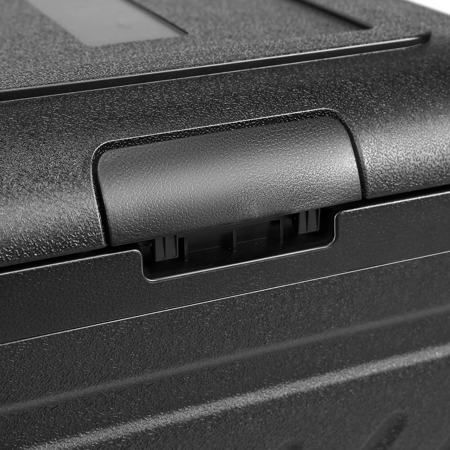 Elektrische Dual-Zone-Autokühlbox, 45 L, 12 V, 240 V, tragbar, mit Rädern, schwarz