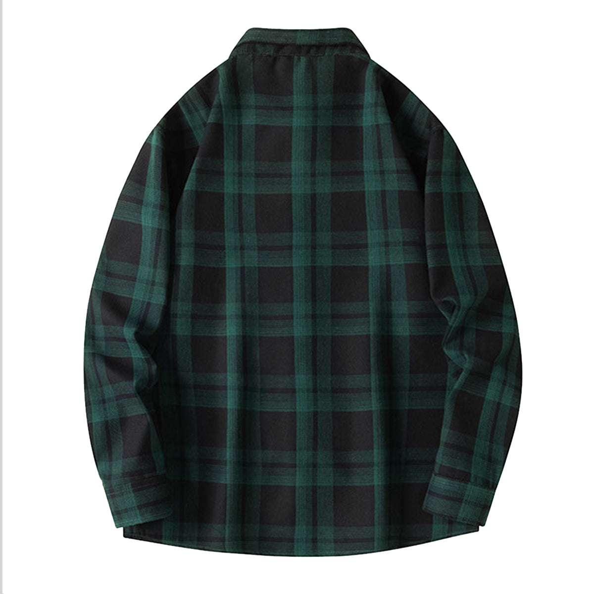 YOUTHUP Mens Plaid Long Sleeve Classic Cotton Shirt
