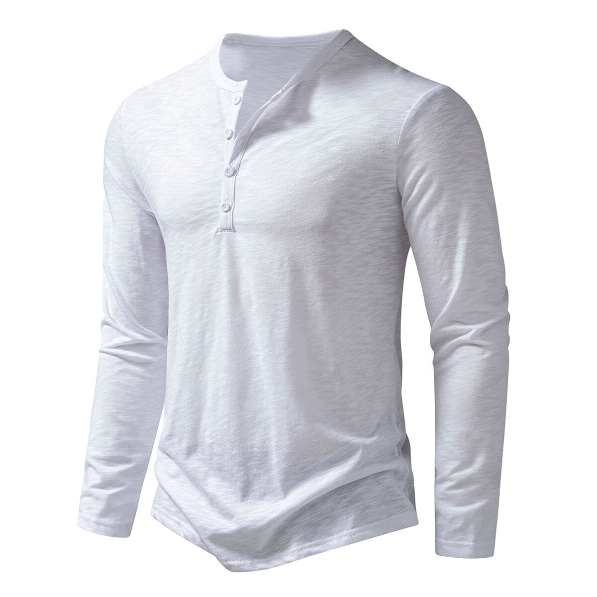 YFFUSHI Mens Lightweight Polo Shirt Henley Collar Slim Fit Casual Golf Shirt