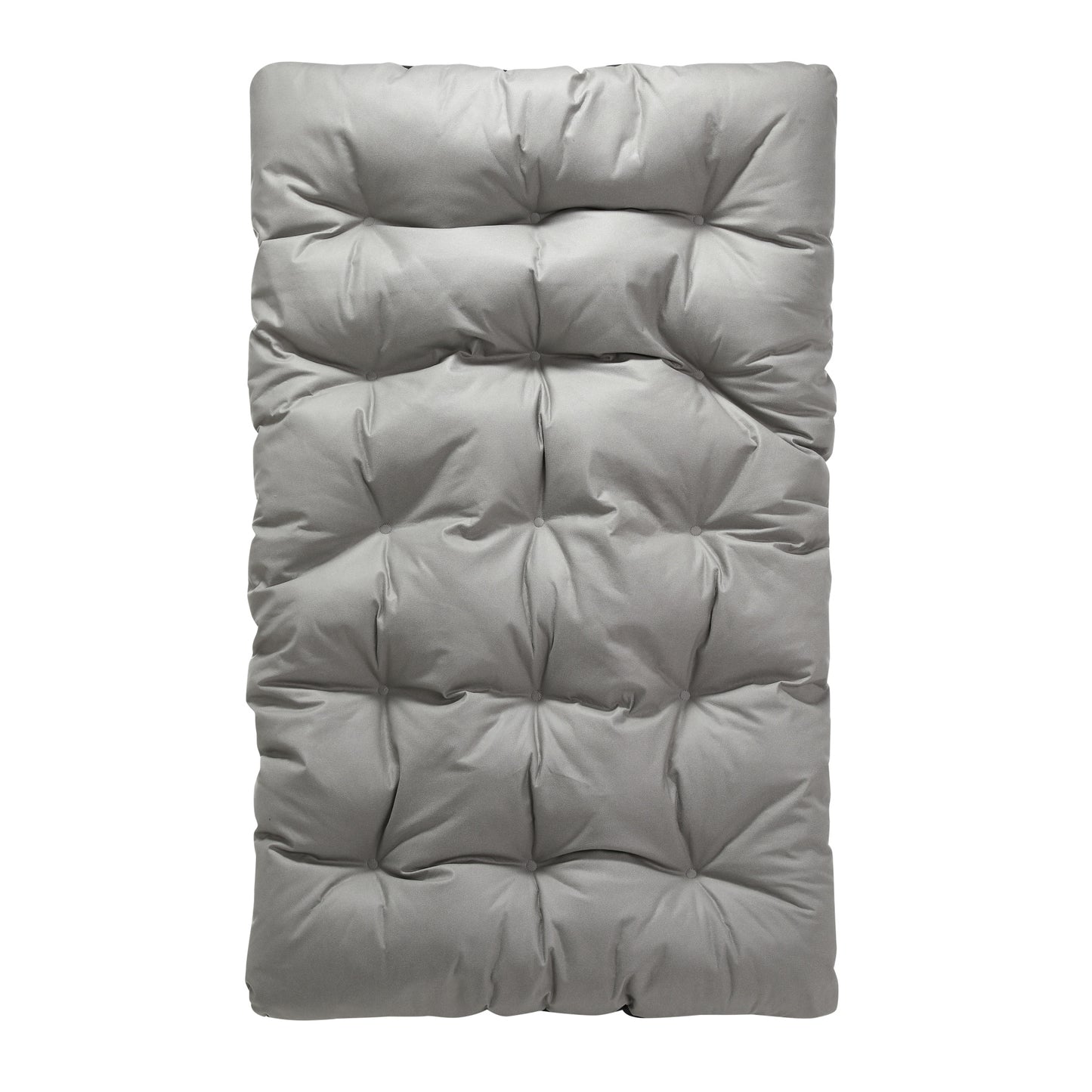 Cadeira de jardim HOMEMIYN (116,5 x 92 x 72cm - aço - cinza)