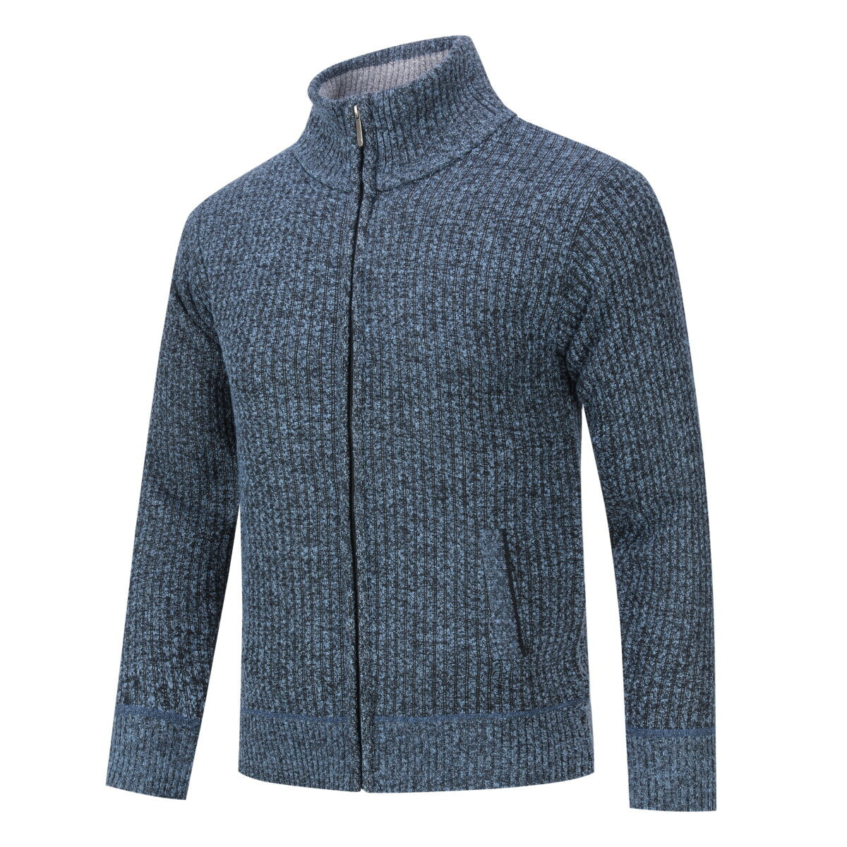 YFFUSHI Mens Slim Fit Solid Color Knit Cardigan