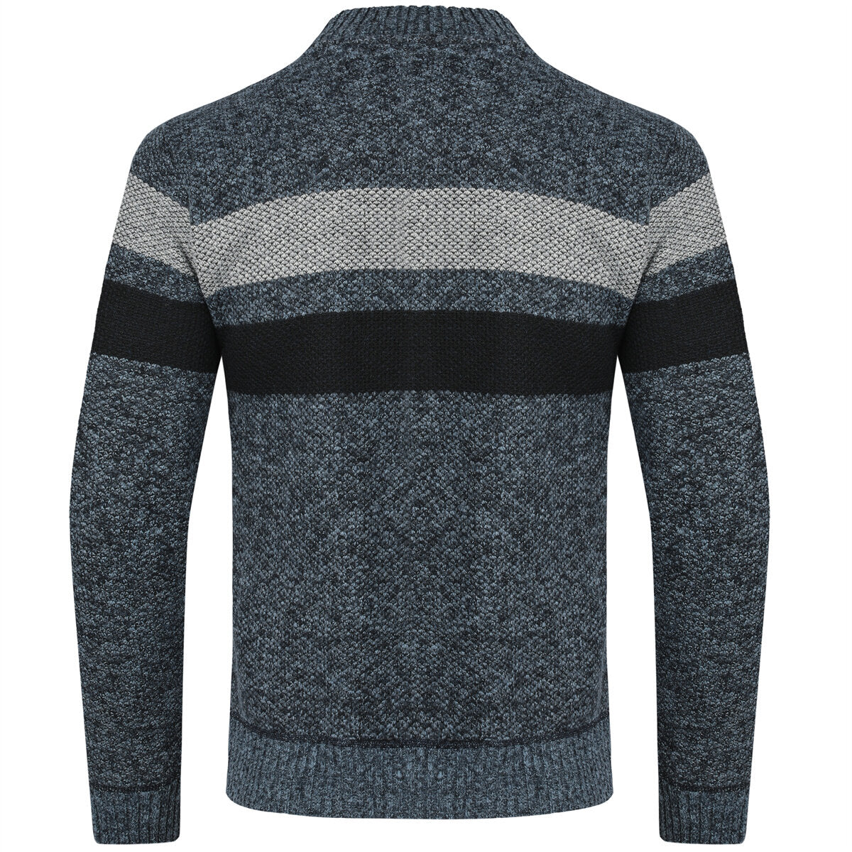 YOUTHUP Mens Casual Slim Full Zip Knitted Cardigan Sweaters