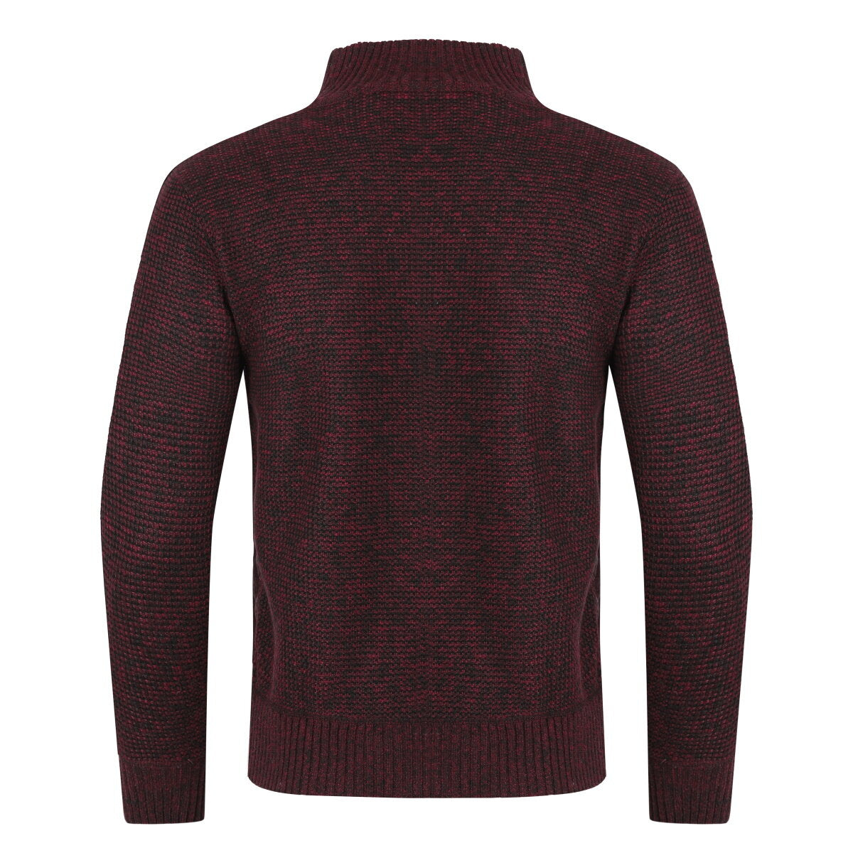 YOUTHUP Mens Stand Collar Pullover Sweater Slim Fit Knit Jacket