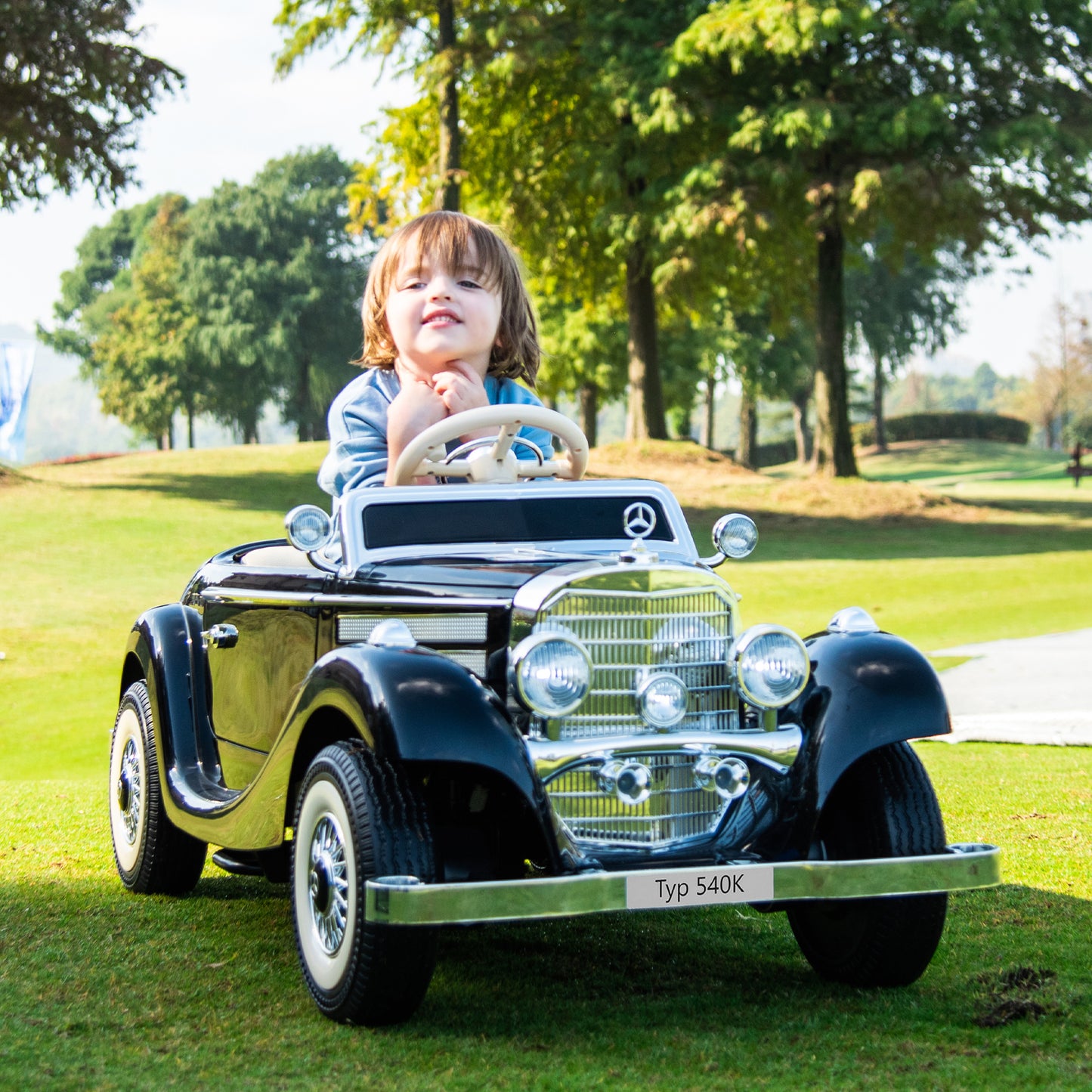 Kinderspeelgoedauto zwart