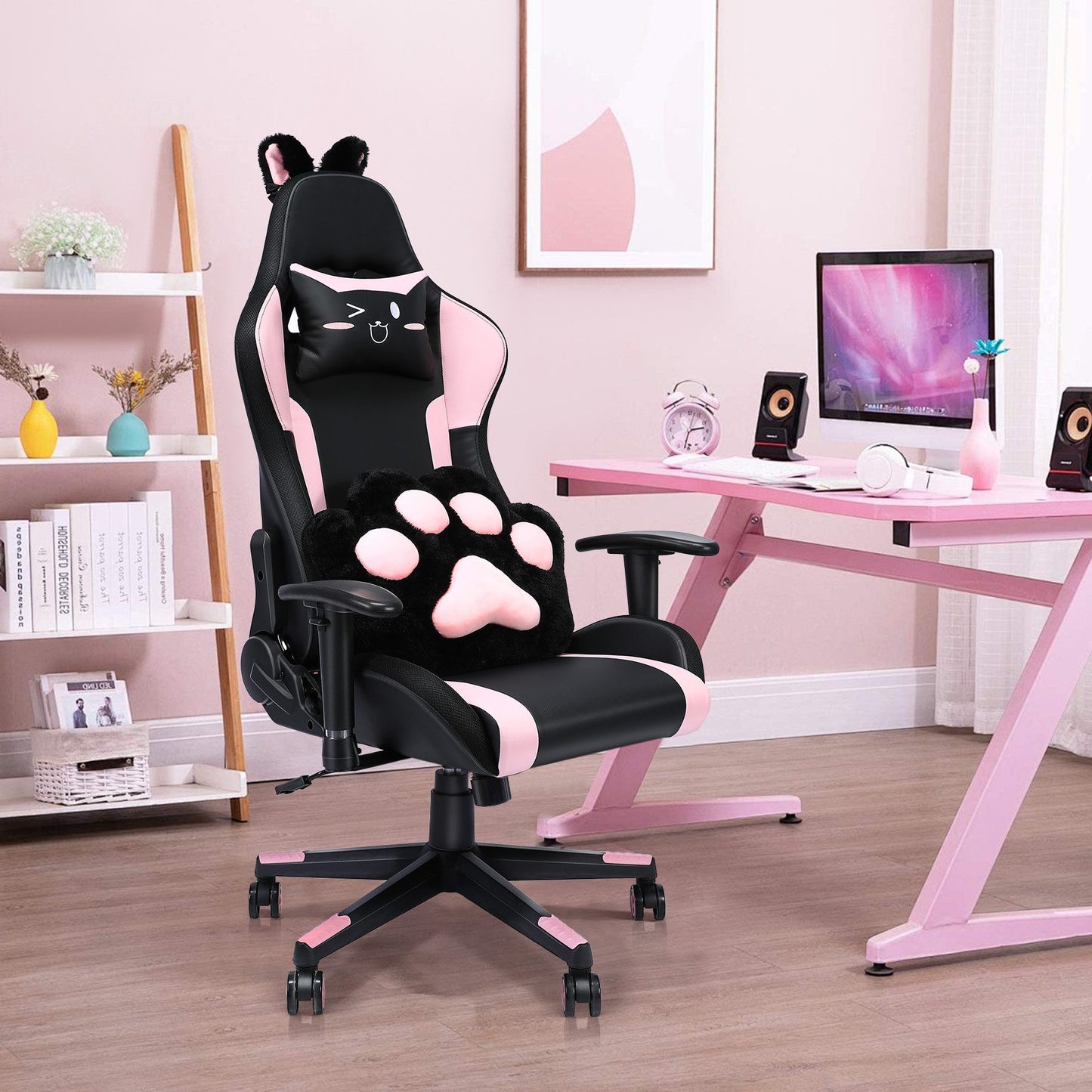 Gaming Stuhl LED Lautsprechern Gilmtter