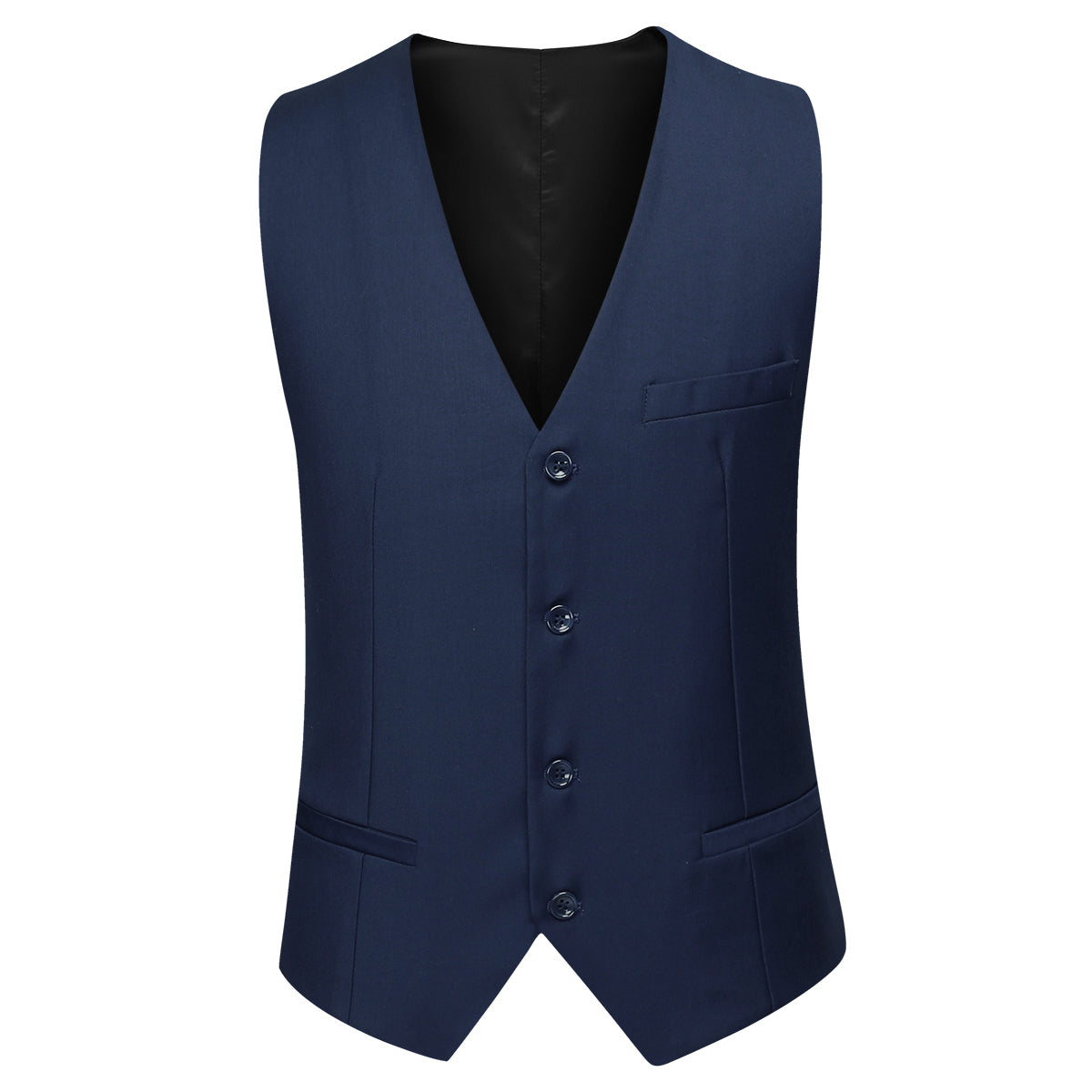 Cloudstyle Mens 3-Piece Suit Notched Lapel One Button Slim Fit Formal Jacket Vest Pants Set