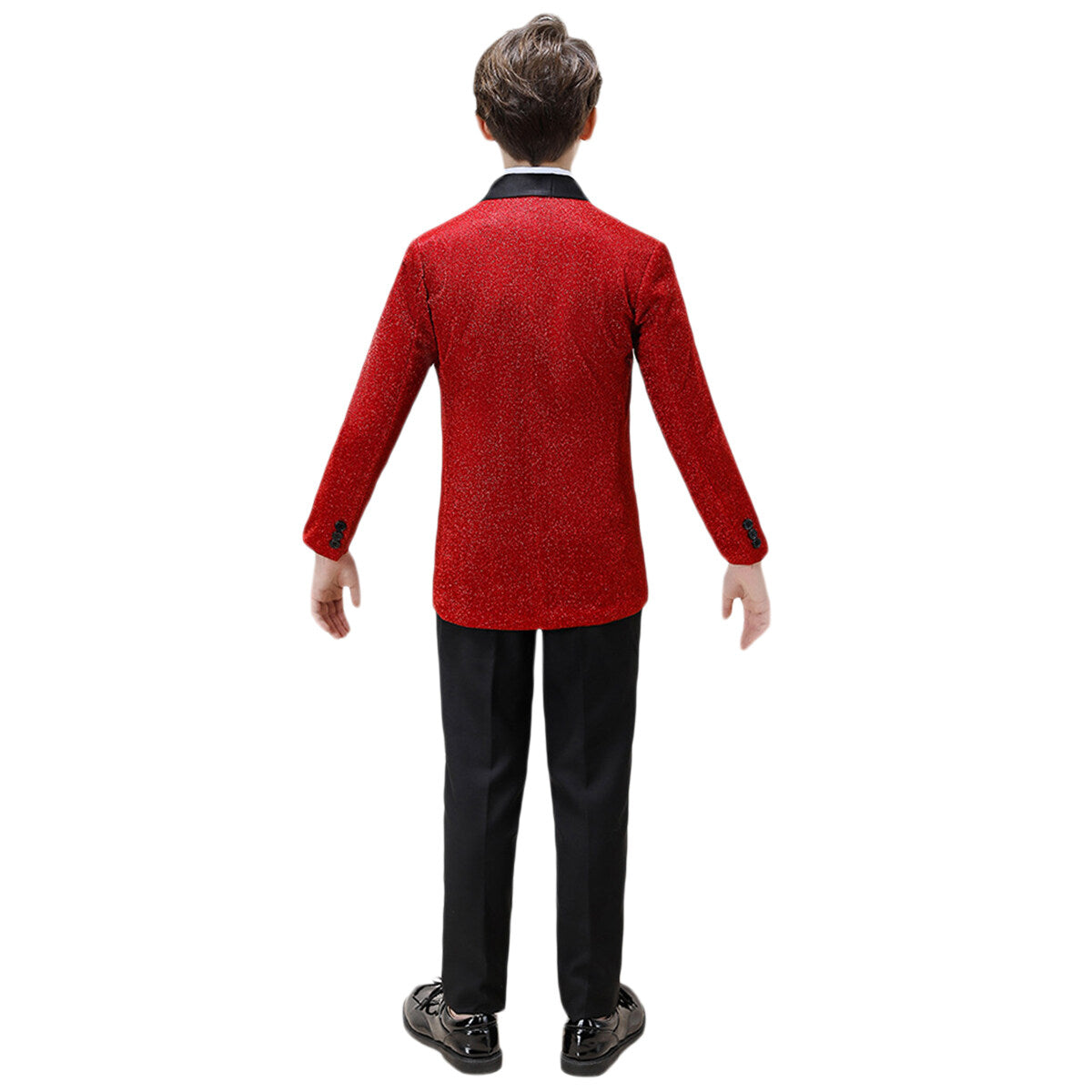 YFFUSHI Boys Suits 3Pcs Set Highlight Jacket Wedding Party Evening Dress