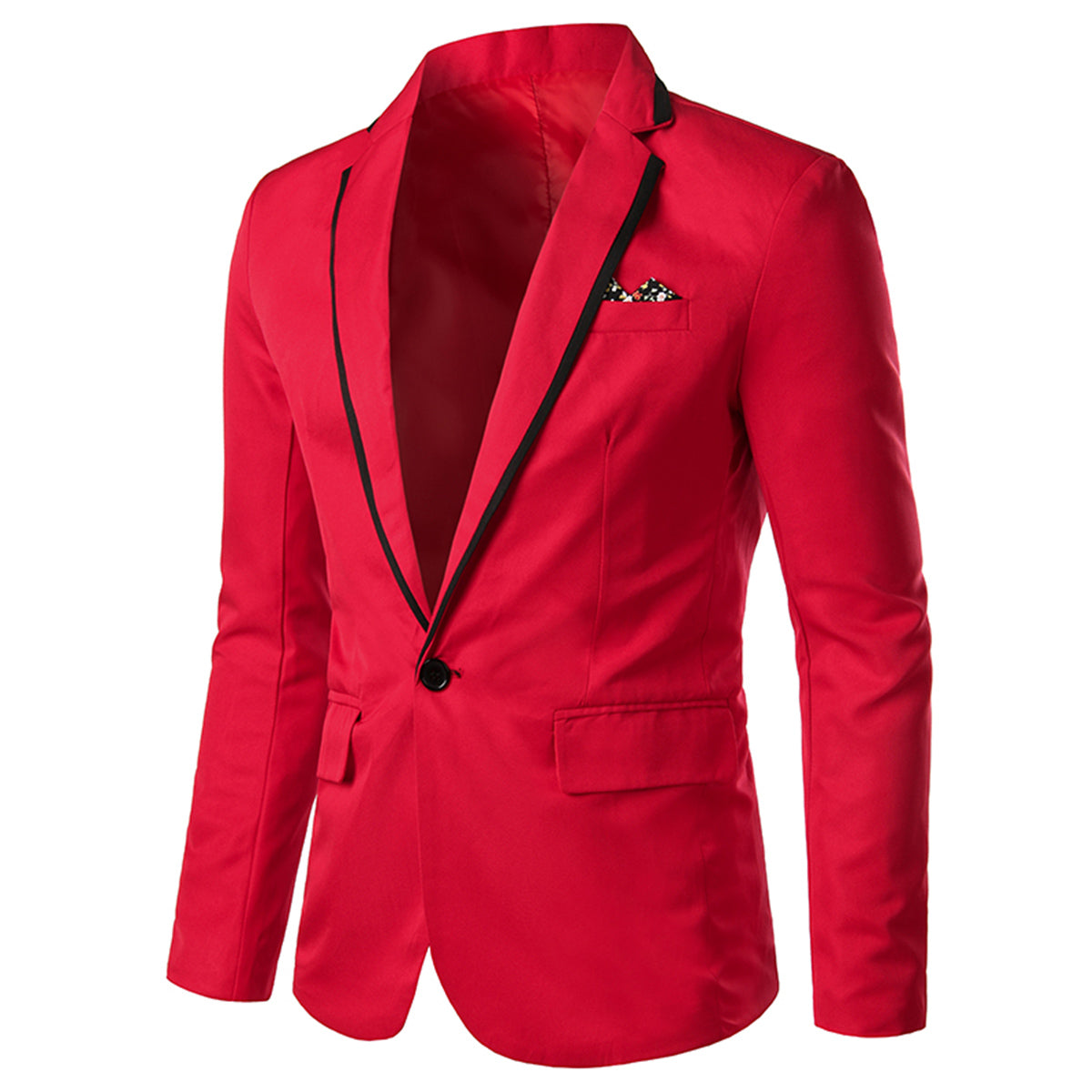 Cloudstyle Men's Casual Slim Fit Suit Jacket one Button Business Daily Blazer