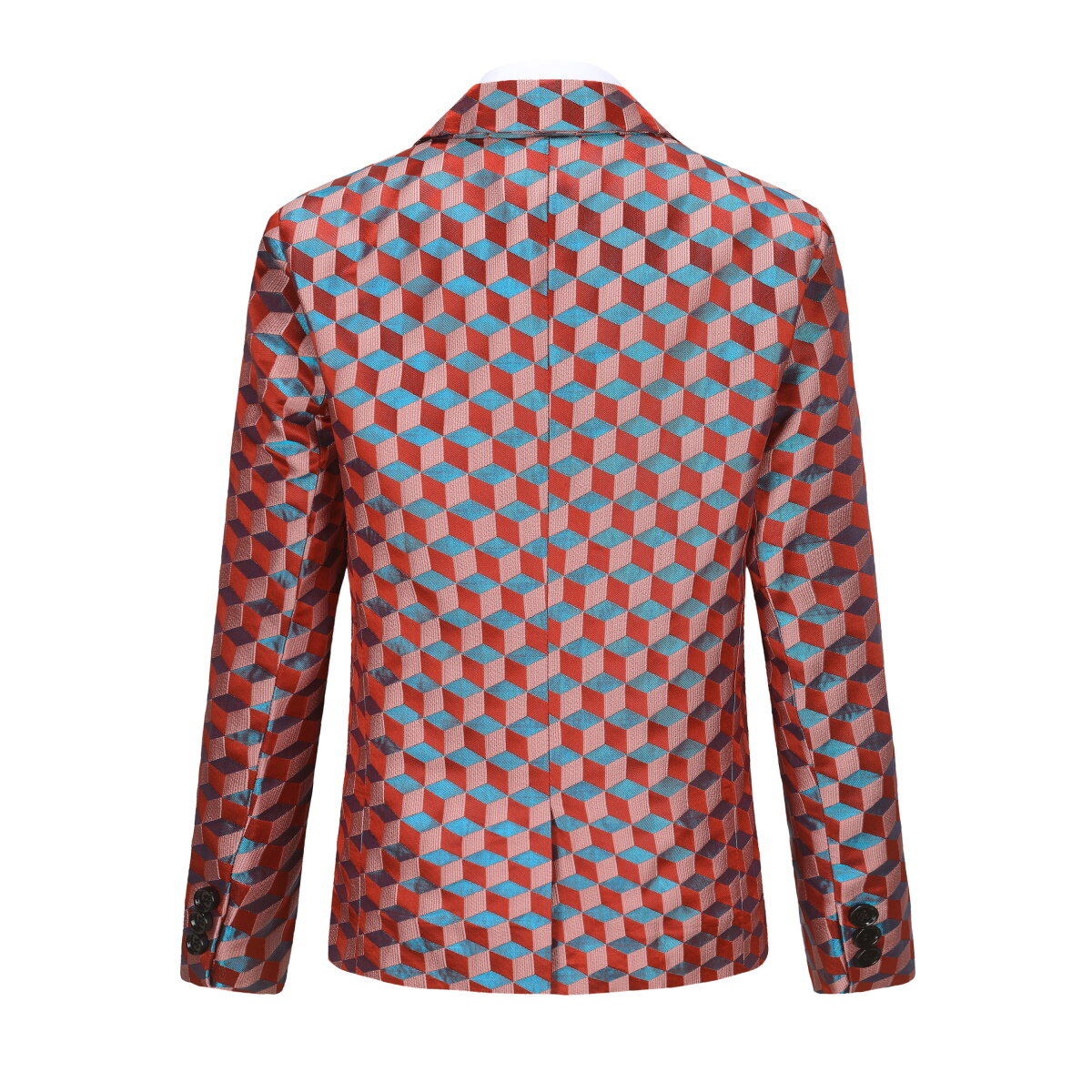YFFUSHI Boys Suit 2Pcs Check Pattern Blazer Wedding Party Dress