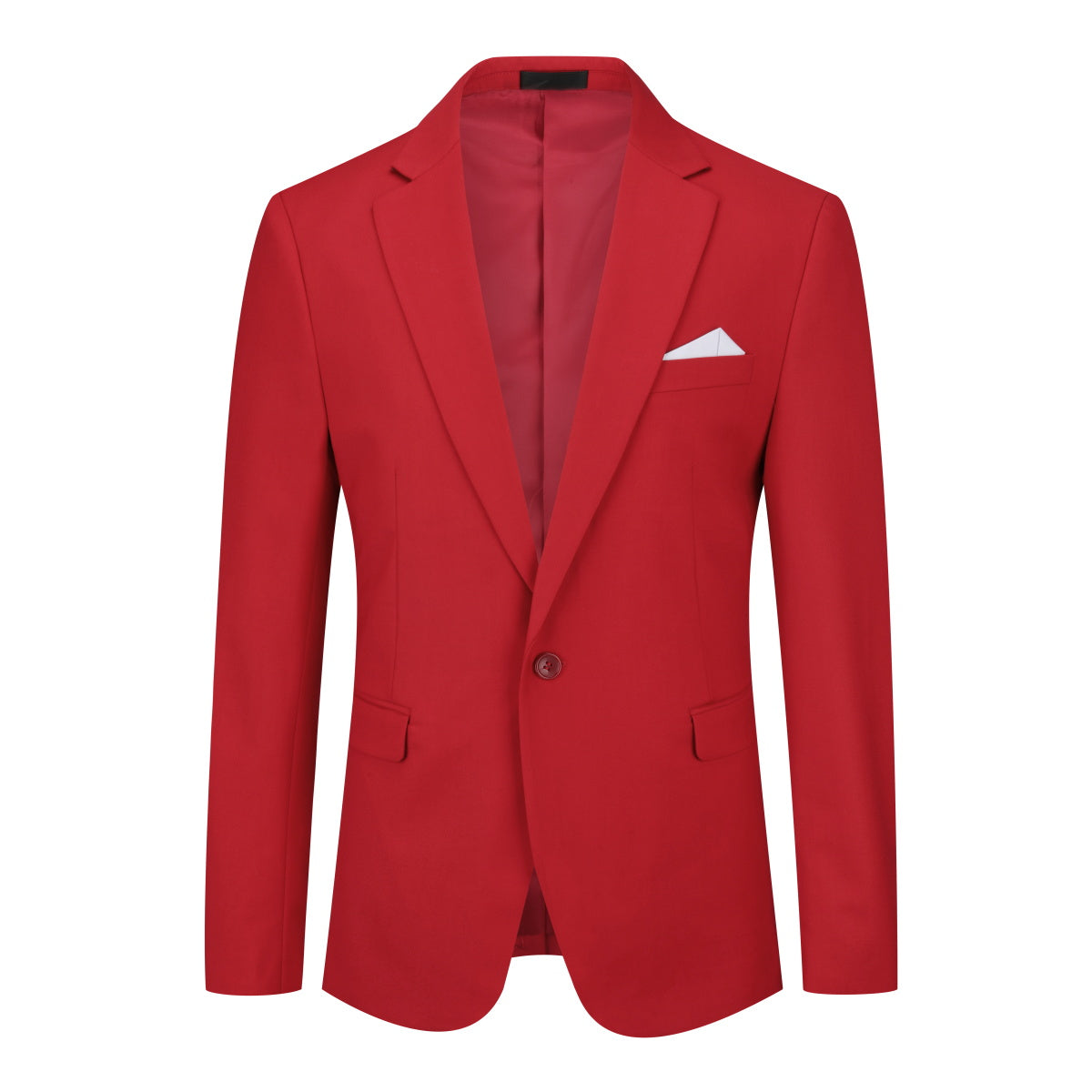 Cloudstyle Men's Suit Jacket One Button Slim Fit Sport Coat Daily Black Blazer
