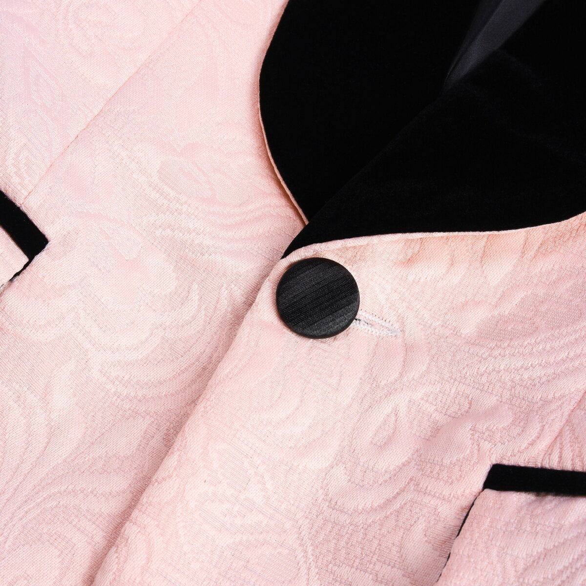YFFUSHI Boys Three-piece Suit Velvet Paisley Embroidered Blazer and Vest and Pants