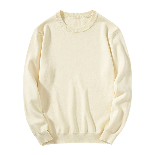 YFFUSHI Mens Casual Sweatshirt Classic Solid Soft Touch Cotton Slim Fit Pullover