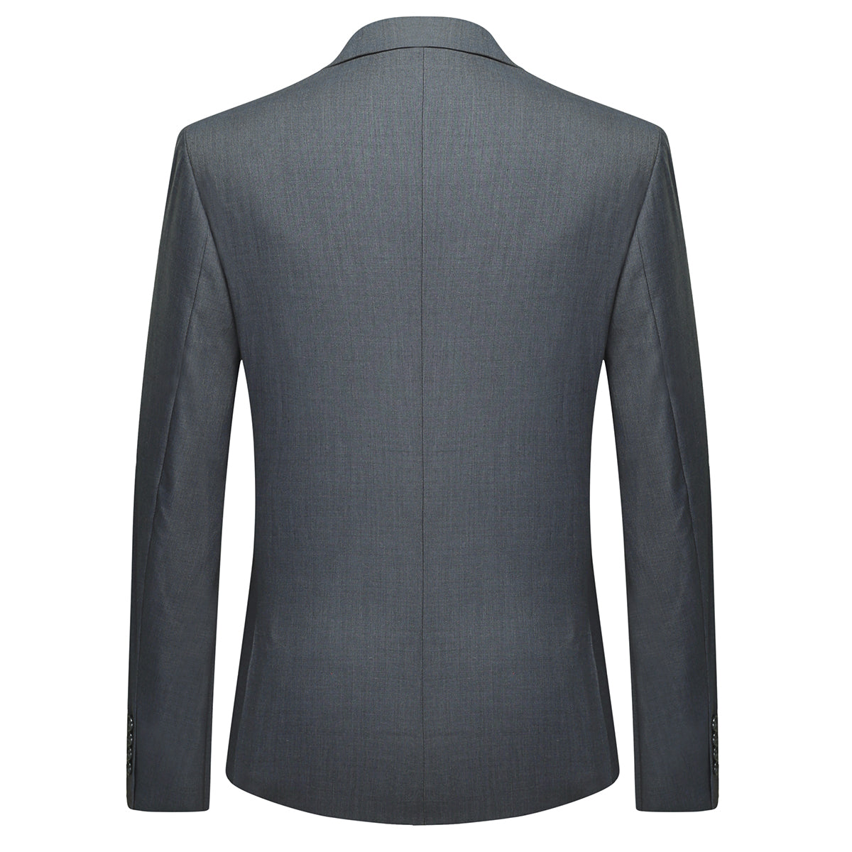 Cloudstyle Men's 3-Piece 2 Buttons Slim Fit Solid Color Jacket Smart Wedding Formal Suit