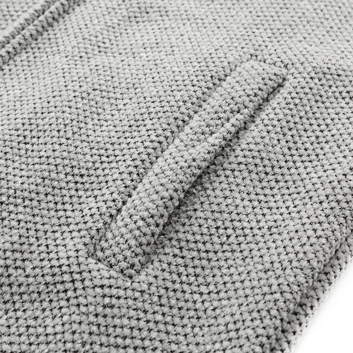 YOUTHUP Mens Hooded Plush Long Cardigan
