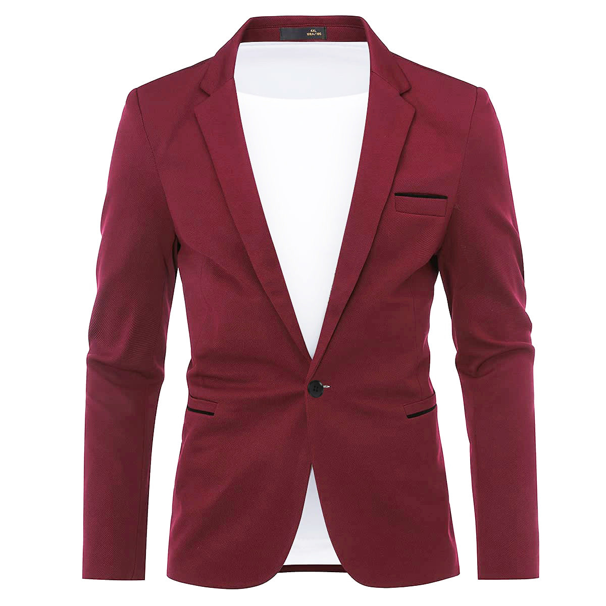 Cloudstyle Men's Suit Jacket One Button Slim Fit Sport Coat Business Daily Blazer