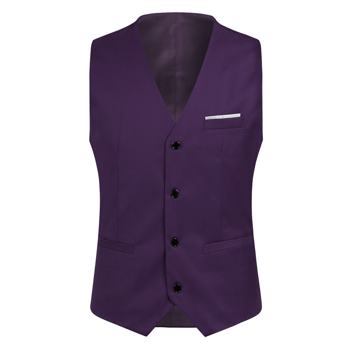 YFFUSHI Mens Slim Fit 3 Piece Suit Classic Business Wedding Suits Tuxedo Blazer Waistcoat Trousers