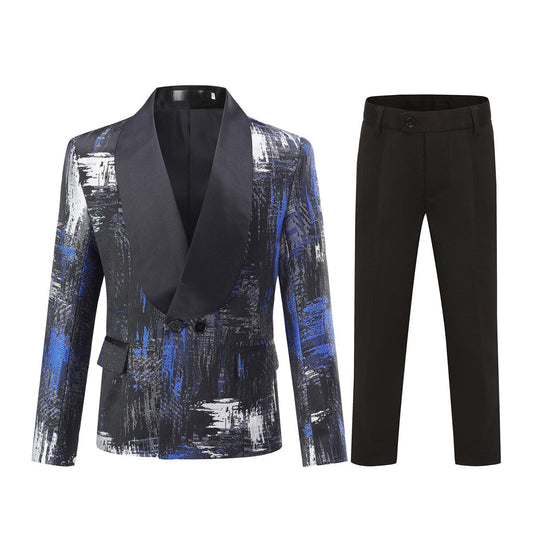 YFFUSHI Boys 2 Pieces Suit Evening Wedding Stage Performance Formal Dress