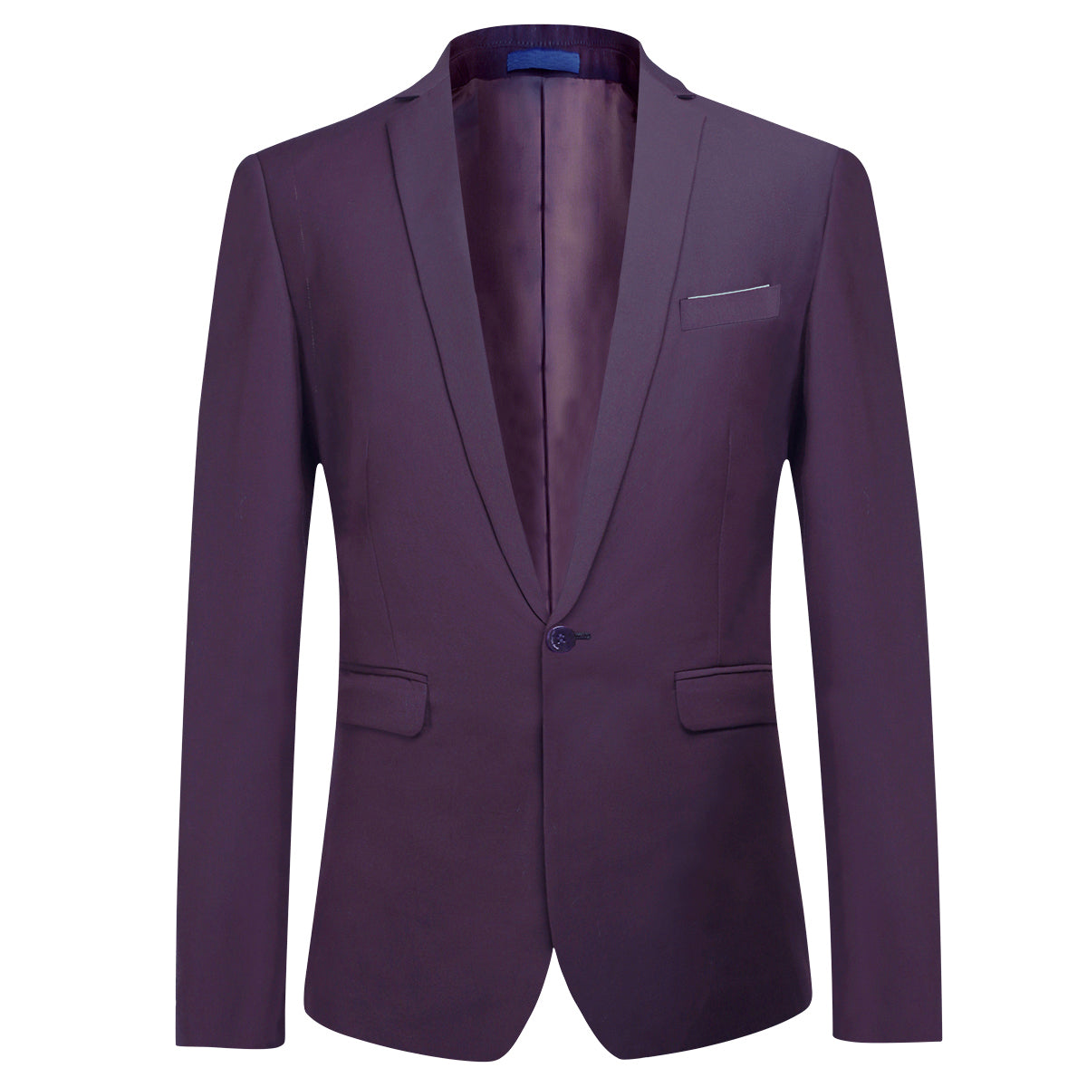 Cloudstyle Men's 2-Piece Suits Slim Fit 1 Button Dress Suit Jacket Blazer & Pants Set