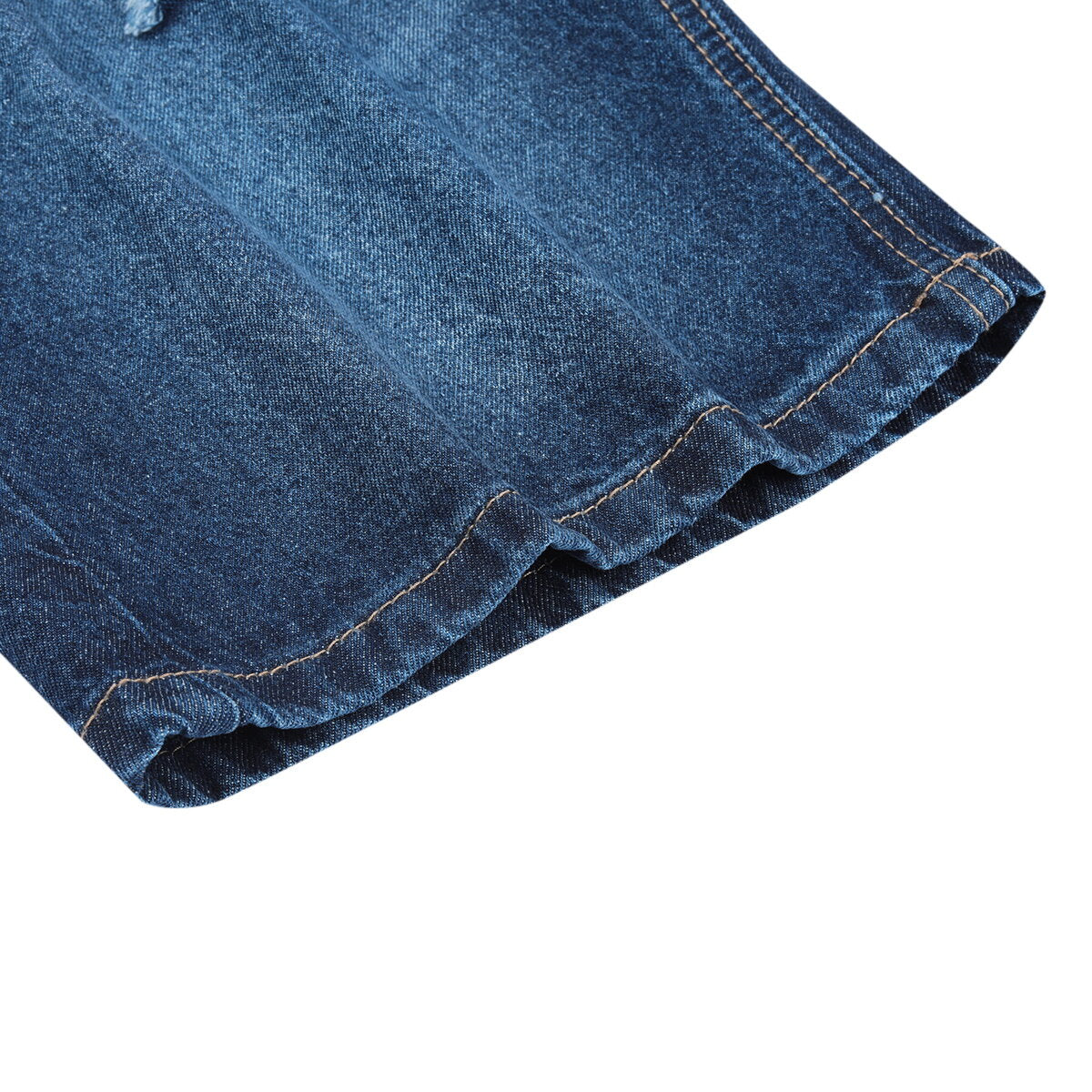 Mens Casual Daily Slim Ripped Denim Shorts
