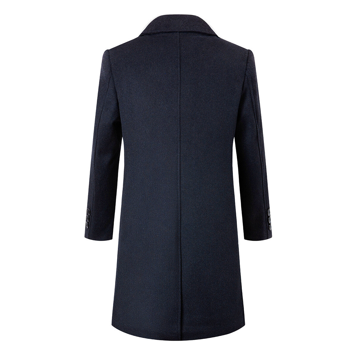 YFFUSHI Mens Long Wool Coat Winter Outing Warm Padded Jacket